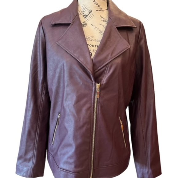 Chico's Plum Jacket - Picture 3 of 3